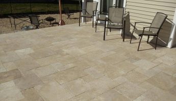 Light travertine paver R11 anti-slip outdoor Ireland