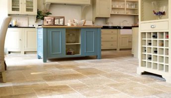 Travertine tile close up detail finish Ireland